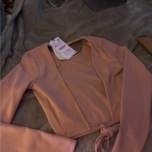 Zara Blush Pink Women's Blouse